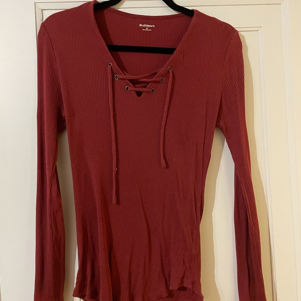 Burnt orange long sleeve